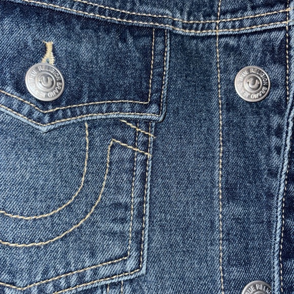 True Religion Blue Denim Jacket - Picture 9 of 10